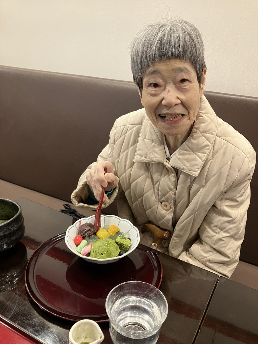 大好きなあんみつ！